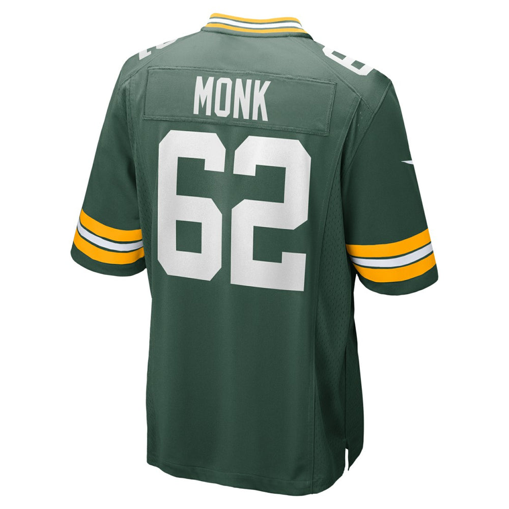 Jacob Monk  Game Jersey - Green Bay Packers