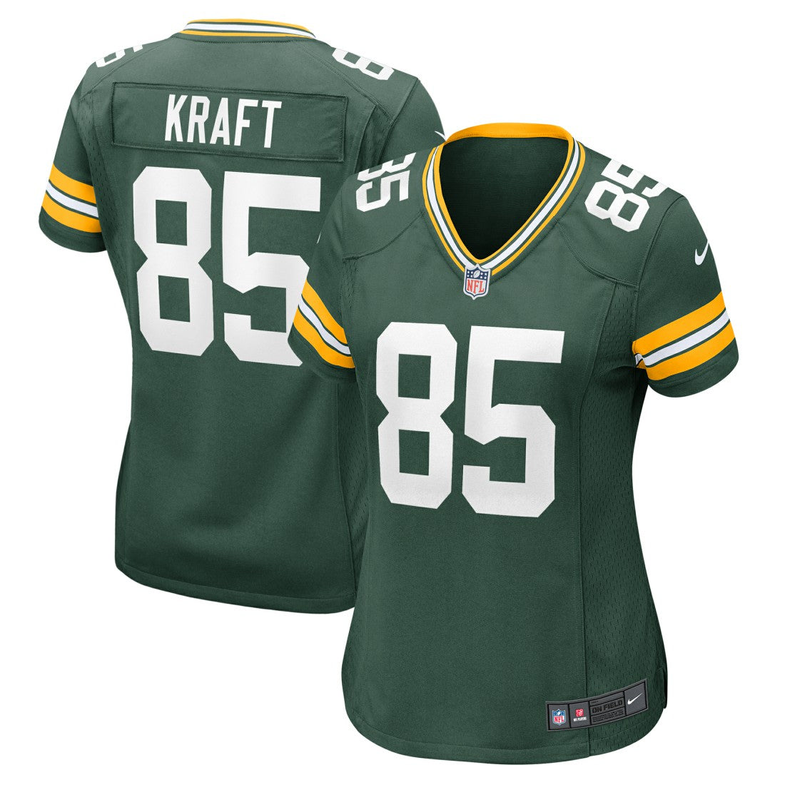 Tucker Kraft  Women's Game Jersey - Green Bay Packers