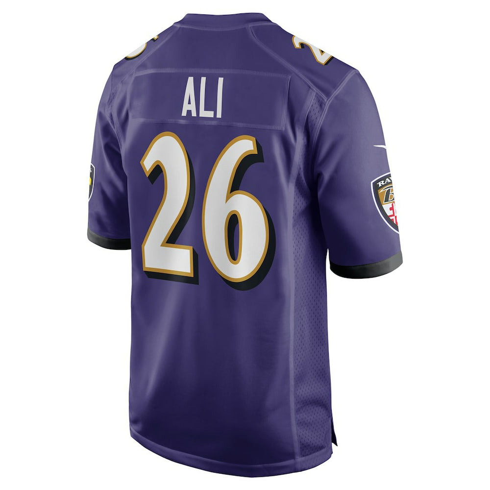 Rasheen Ali  Team Game Jersey - Baltimore Ravens