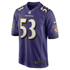 Kyle Van Noy  Team Game Jersey - Baltimore Ravens