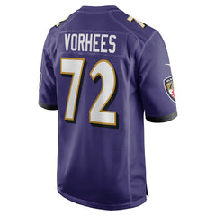 Andrew Vorhees  Team Game Jersey - Baltimore Ravens