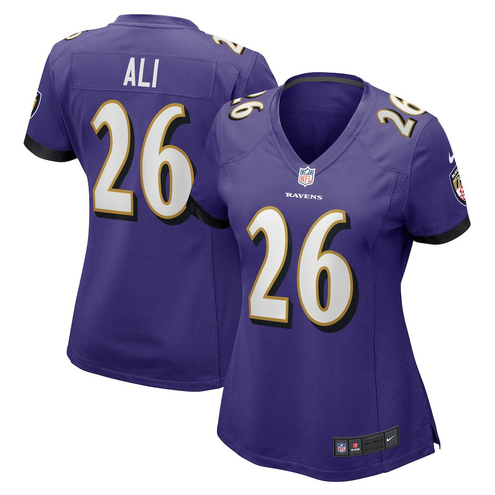 Rasheen Ali  Women's Game Jersey - Baltimore Ravens