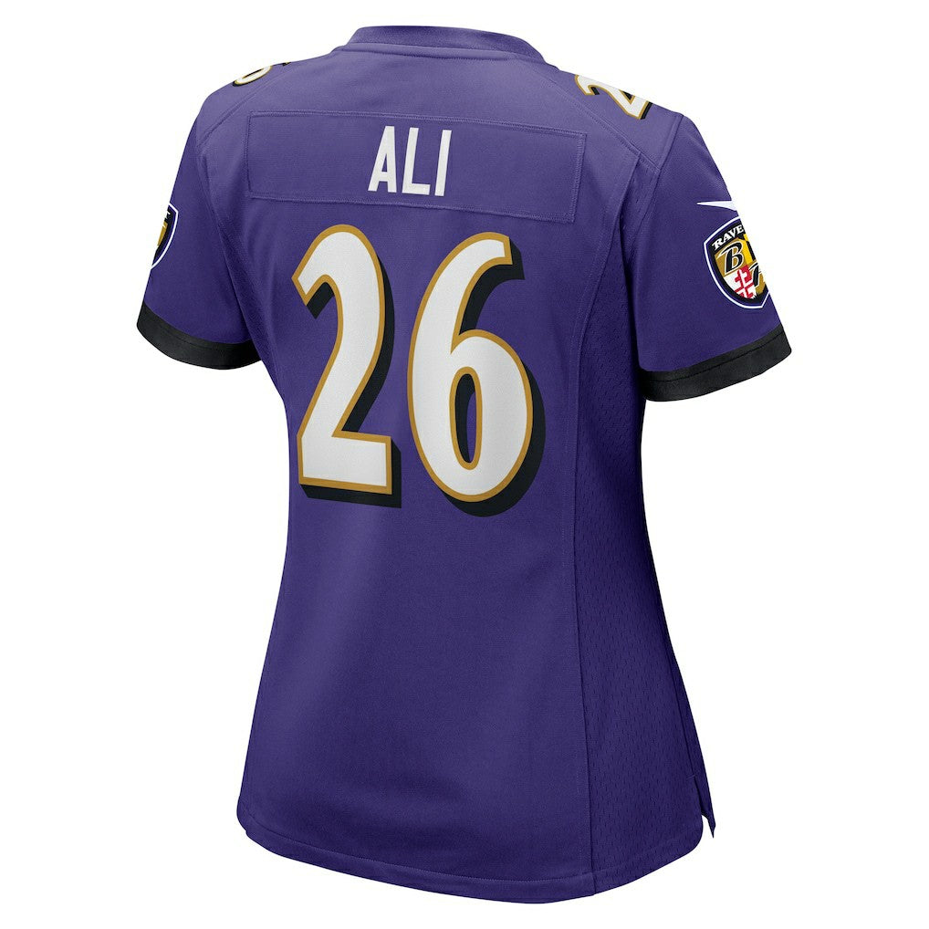Rasheen Ali  Women's Game Jersey - Baltimore Ravens