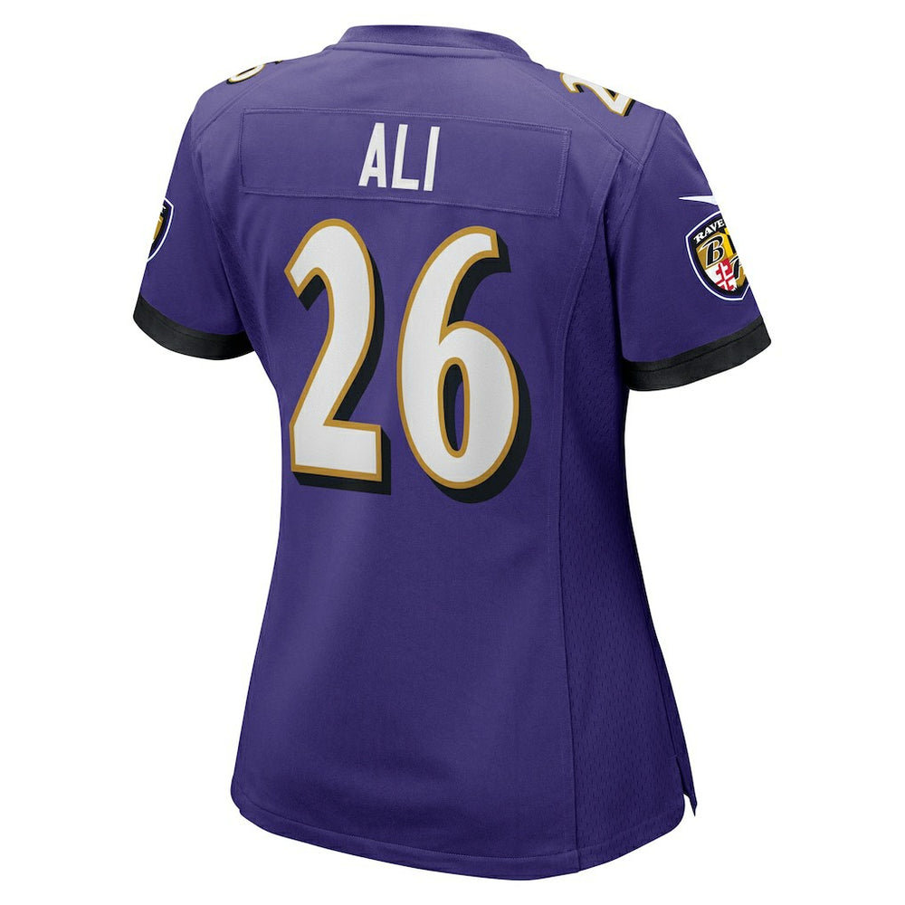 Rasheen Ali  Women's Game Jersey - Baltimore Ravens