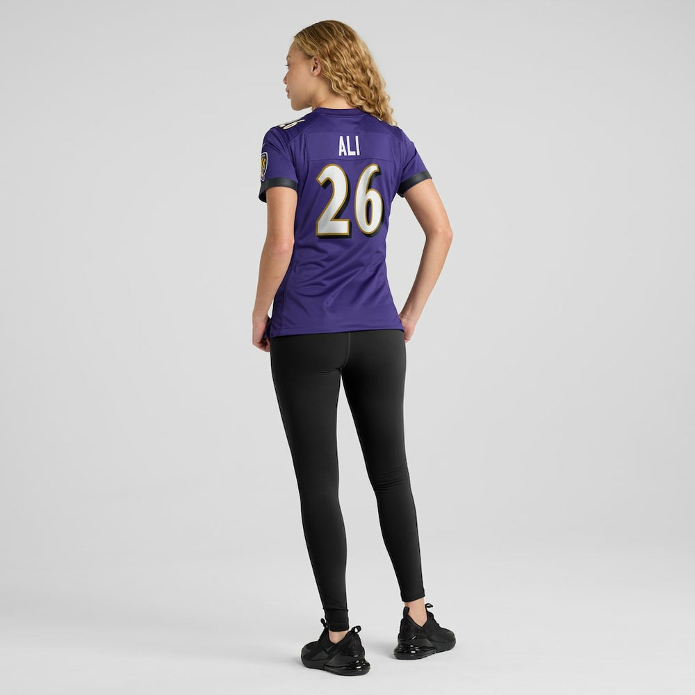 Rasheen Ali  Women's Game Jersey - Baltimore Ravens