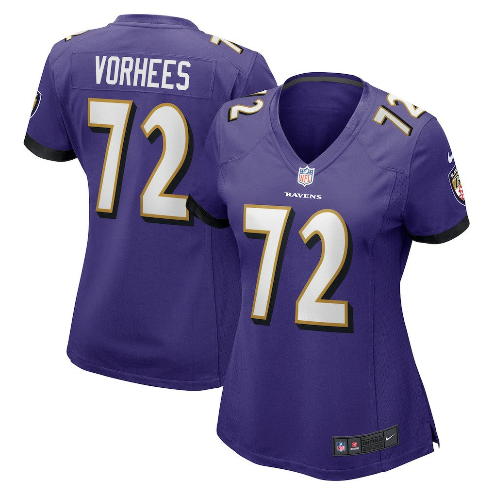 Andrew Vorhees  Women's Game Jersey - Baltimore Ravens