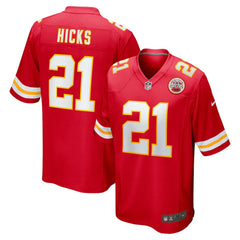 Jaden Hicks  Game Jersey - Kansas City Chiefs