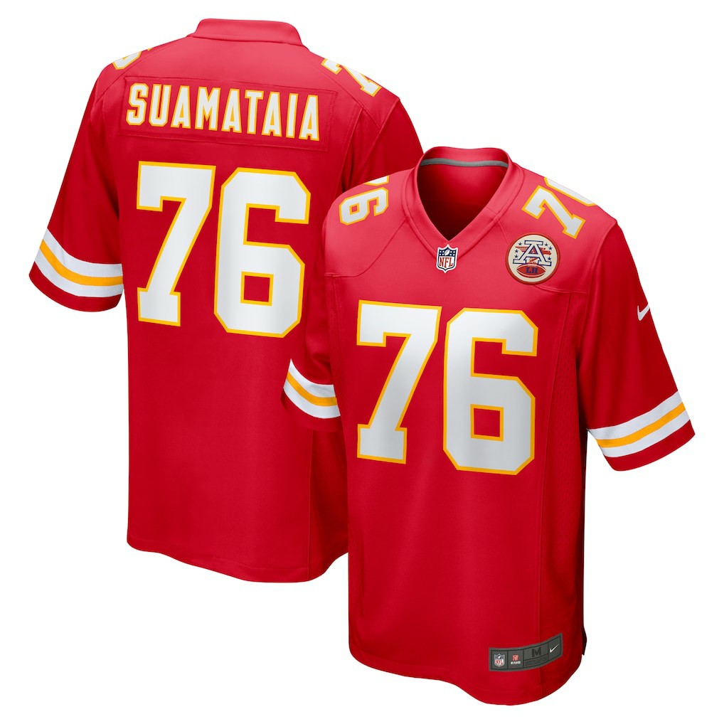 Kingsley Suamataia  Game Jersey - Kansas City Chiefs