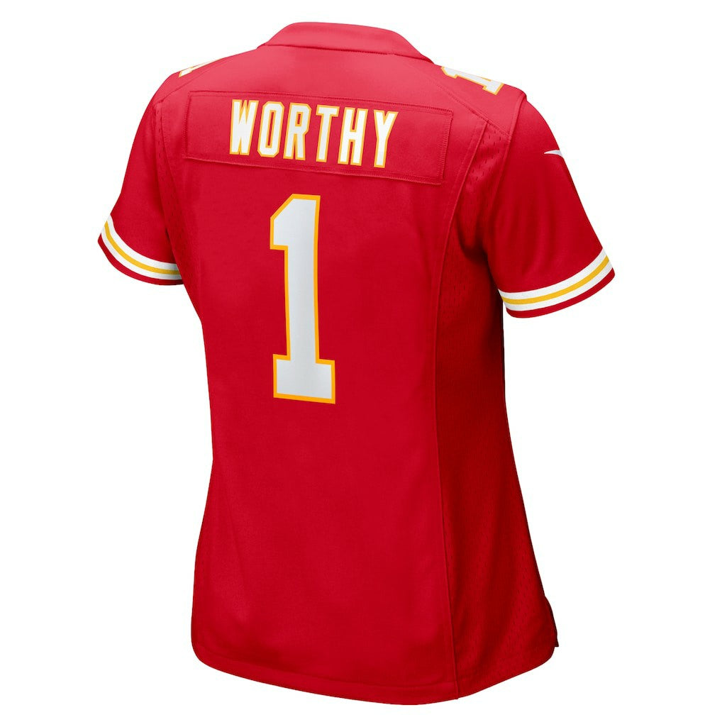 Xavier Worthy  Women's Game Jersey - Kansas City Chiefs