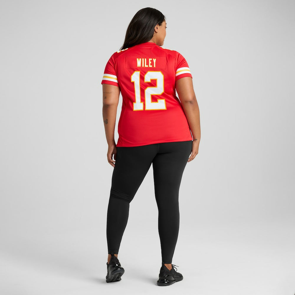 Jared Wiley  Women's Game Jersey - Kansas City Chiefs
