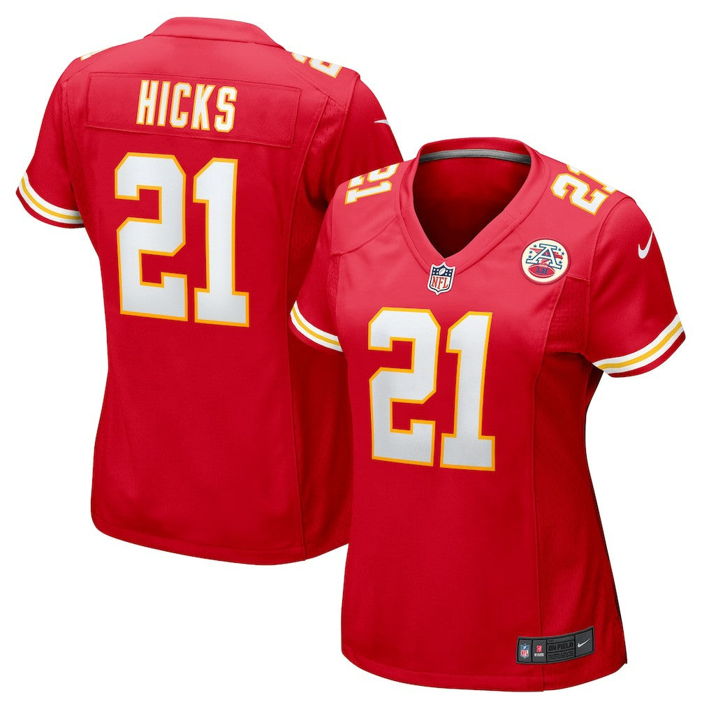 Jaden Hicks  Women's Game Jersey - Kansas City Chiefs