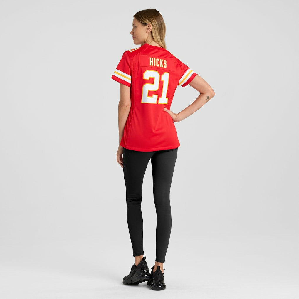 Jaden Hicks  Women's Game Jersey - Kansas City Chiefs