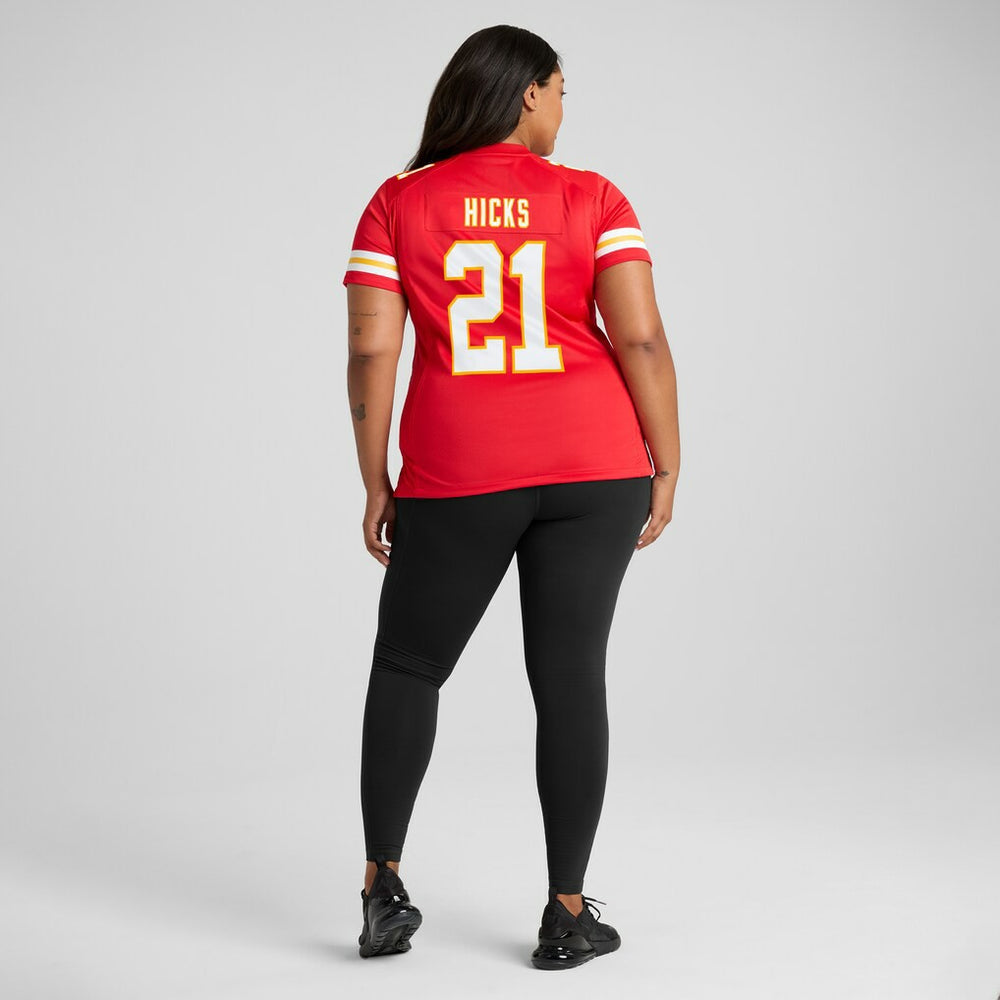 Jaden Hicks  Women's Game Jersey - Kansas City Chiefs