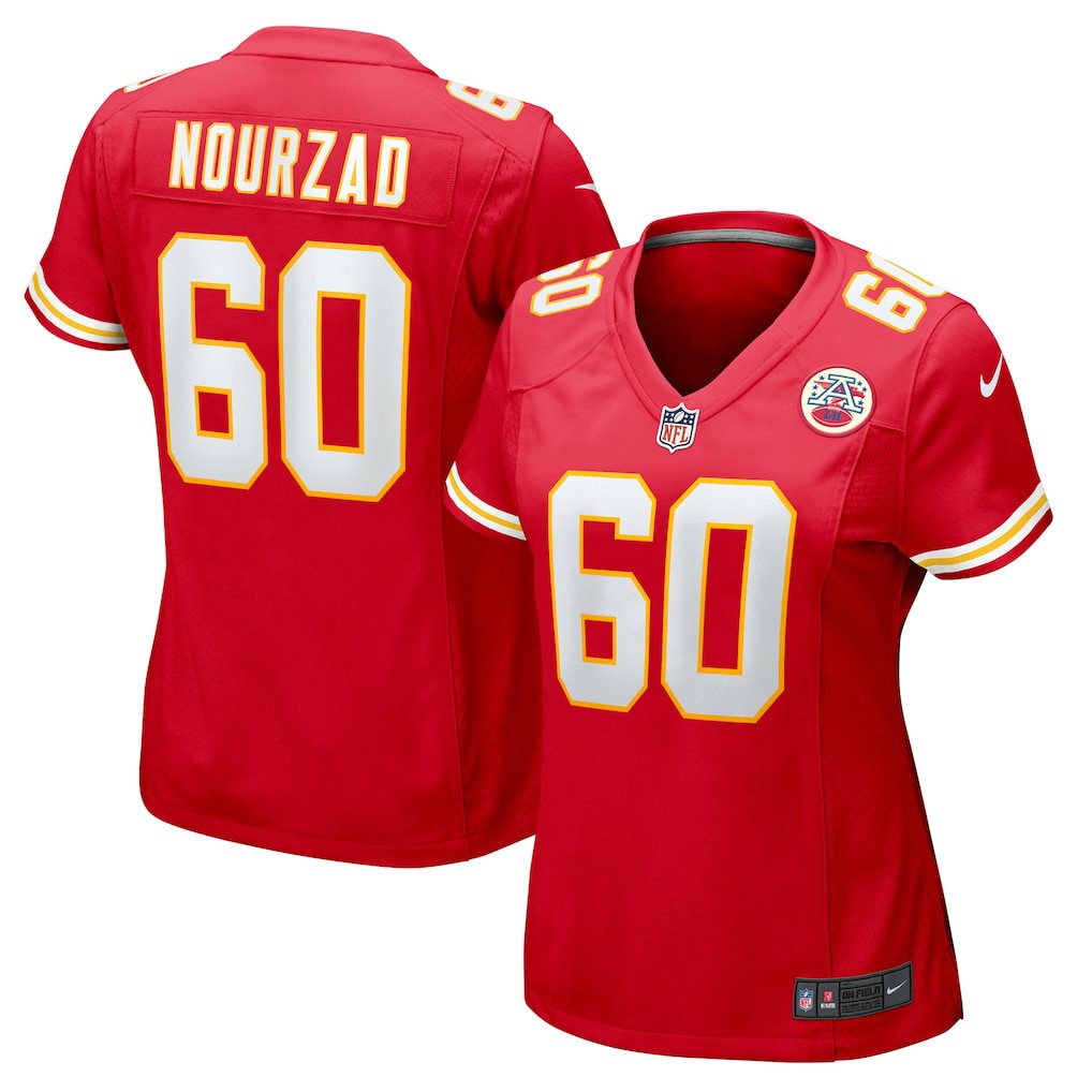 Hunter Nourzad  Women's Game Jersey - Kansas City Chiefs