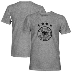 Germany National Team 1863FC Mono Badge Vintage Tri-Blend T-Shirt -  Heather Gray