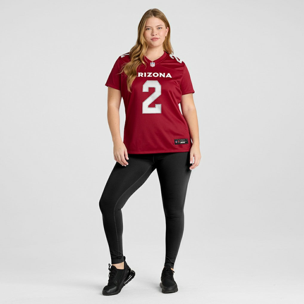 Mack Wilson Sr.  Women's Team Game Jersey - Arizona Cardinals