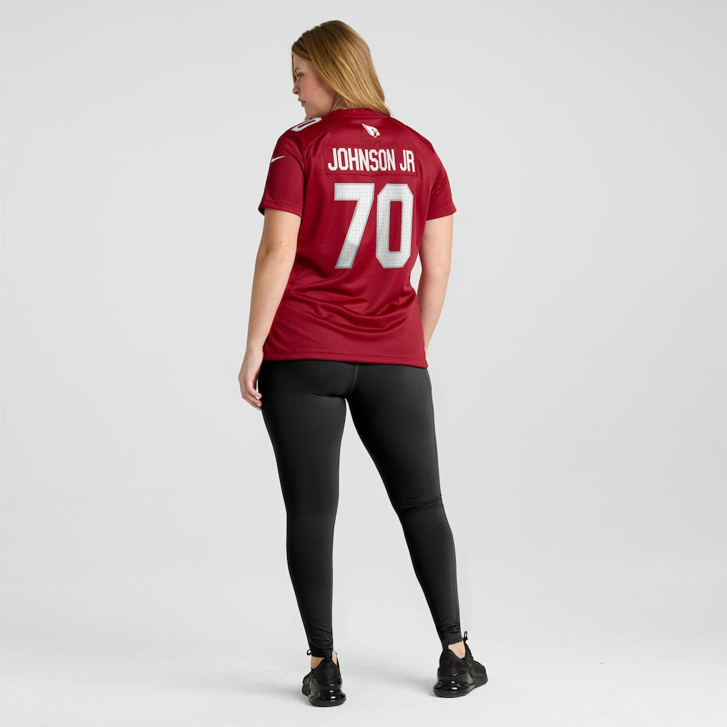 Paris Johnson Jr.  Women's Game Jersey - Arizona Cardinals