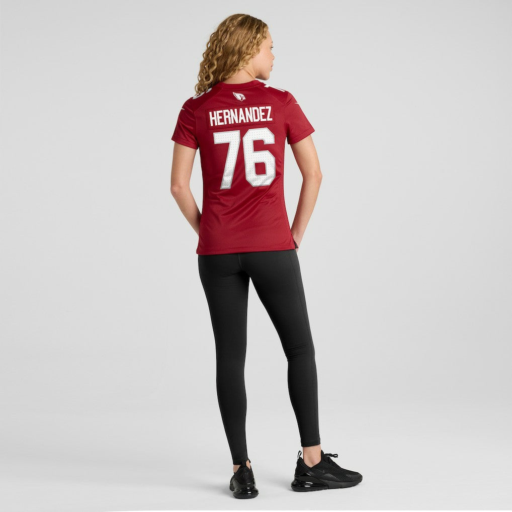 Will Hernandez  Women's Game Jersey - Arizona Cardinals