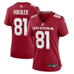 Travis Vokolek  Women's Game Jersey - Arizona Cardinals