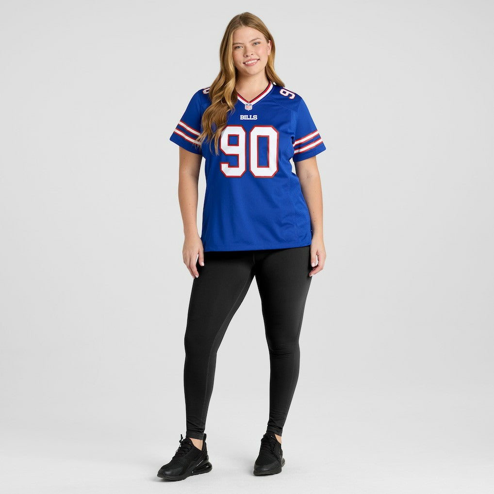 DeWayne Carter  Women's Game Jersey - Buffalo Bills