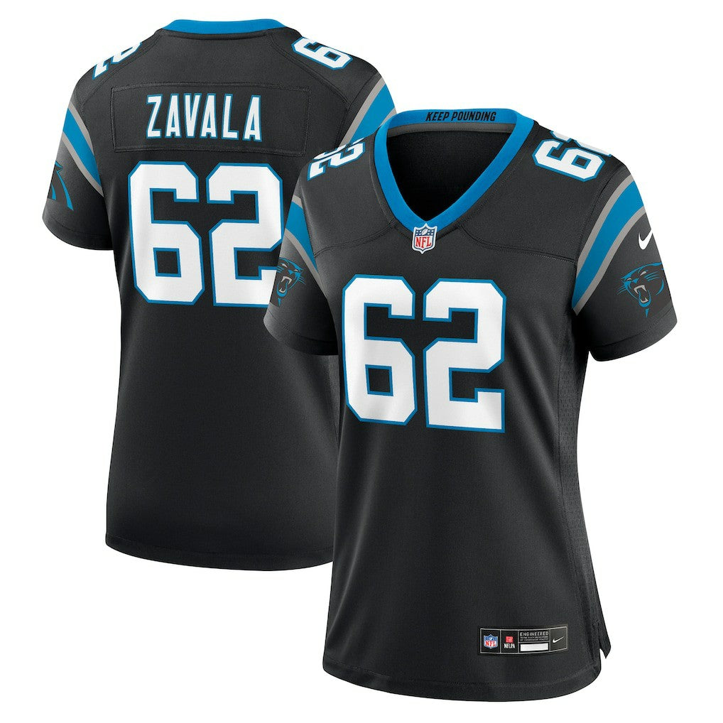 Chandler Zavala  Women's Game Jersey - Carolina Panthers
