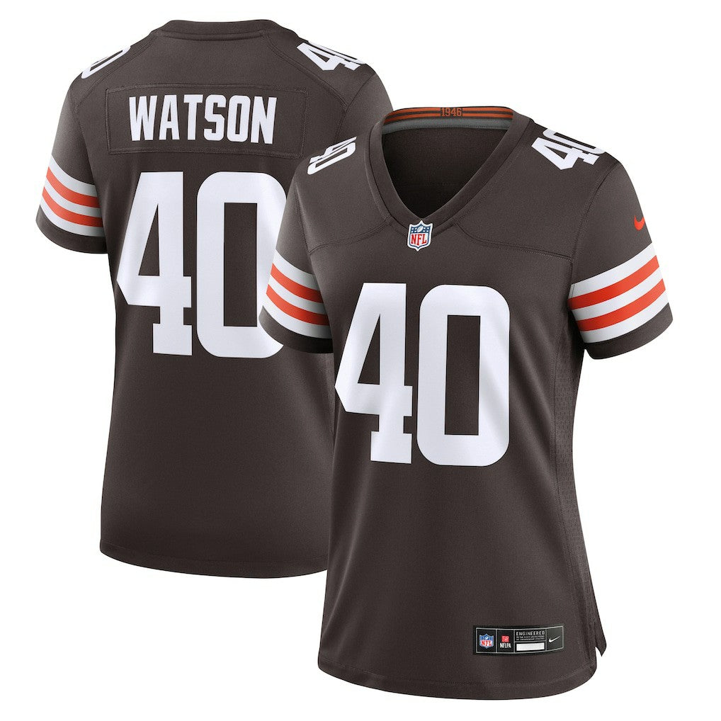 Nathaniel Watson  Women's Game Jersey - Cleveland Browns