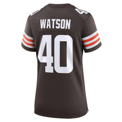 Nathaniel Watson  Women's Game Jersey - Cleveland Browns