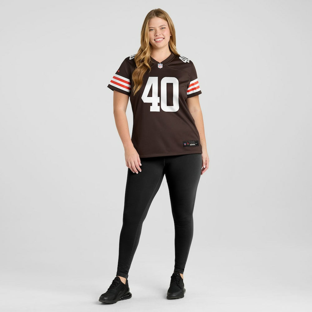 Nathaniel Watson  Women's Game Jersey - Cleveland Browns
