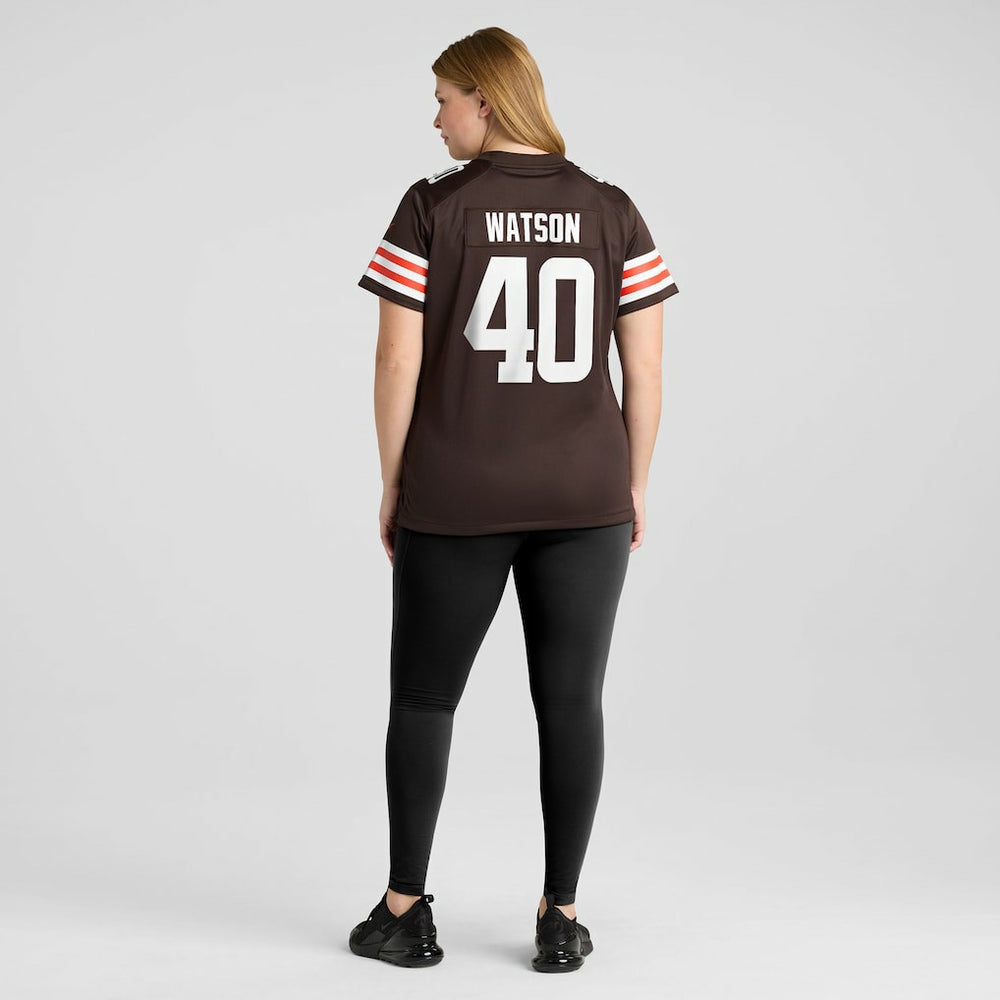 Nathaniel Watson  Women's Game Jersey - Cleveland Browns