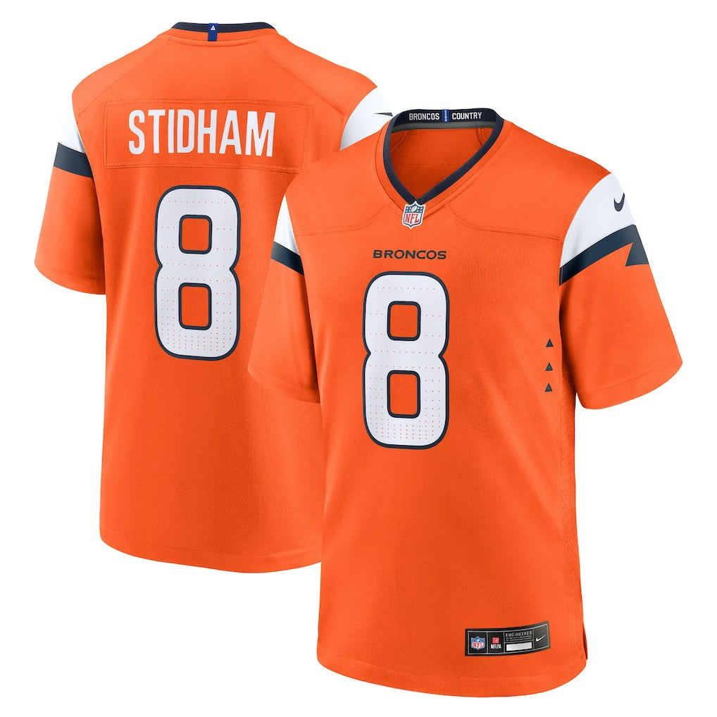 Jarrett Stidham  Team Game Jersey - Denver Broncos