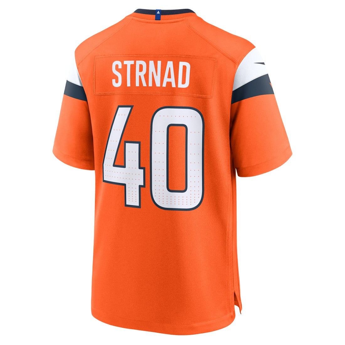Justin Strnad  Team Game Jersey - Denver Broncos