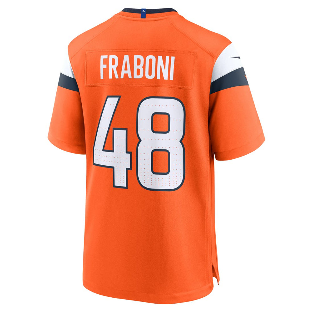 Mitchell Fraboni  Team Game Jersey - Denver Broncos