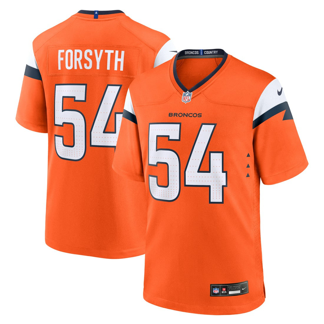 Alex Forsyth  Team Game Jersey - Denver Broncos