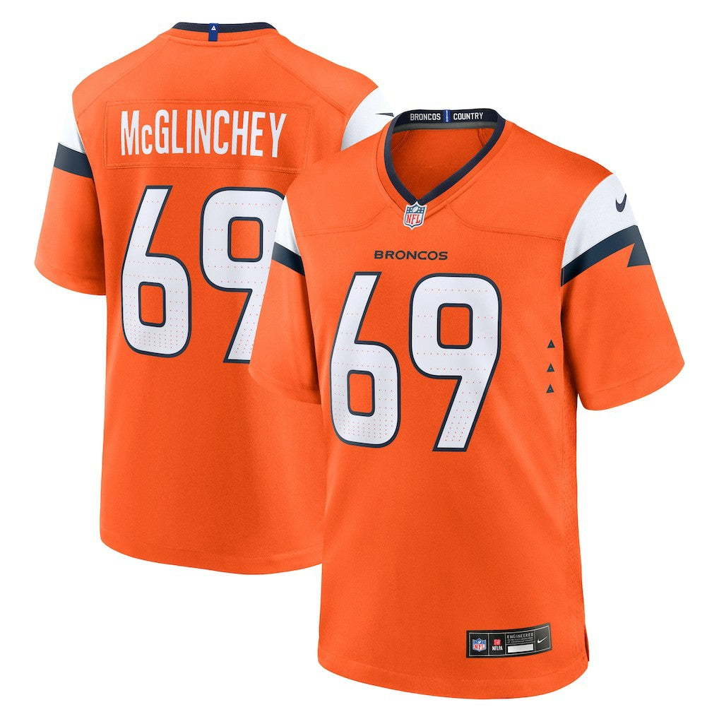 Mike McGlinchey  Team Game Jersey - Denver Broncos