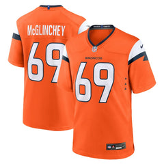 Mike McGlinchey  Team Game Jersey - Denver Broncos