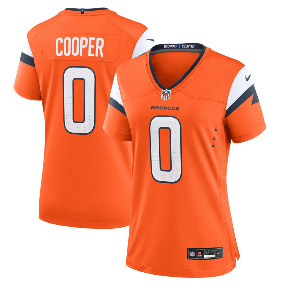 Jonathon Cooper  Women's Team Game Jersey - Denver Broncos