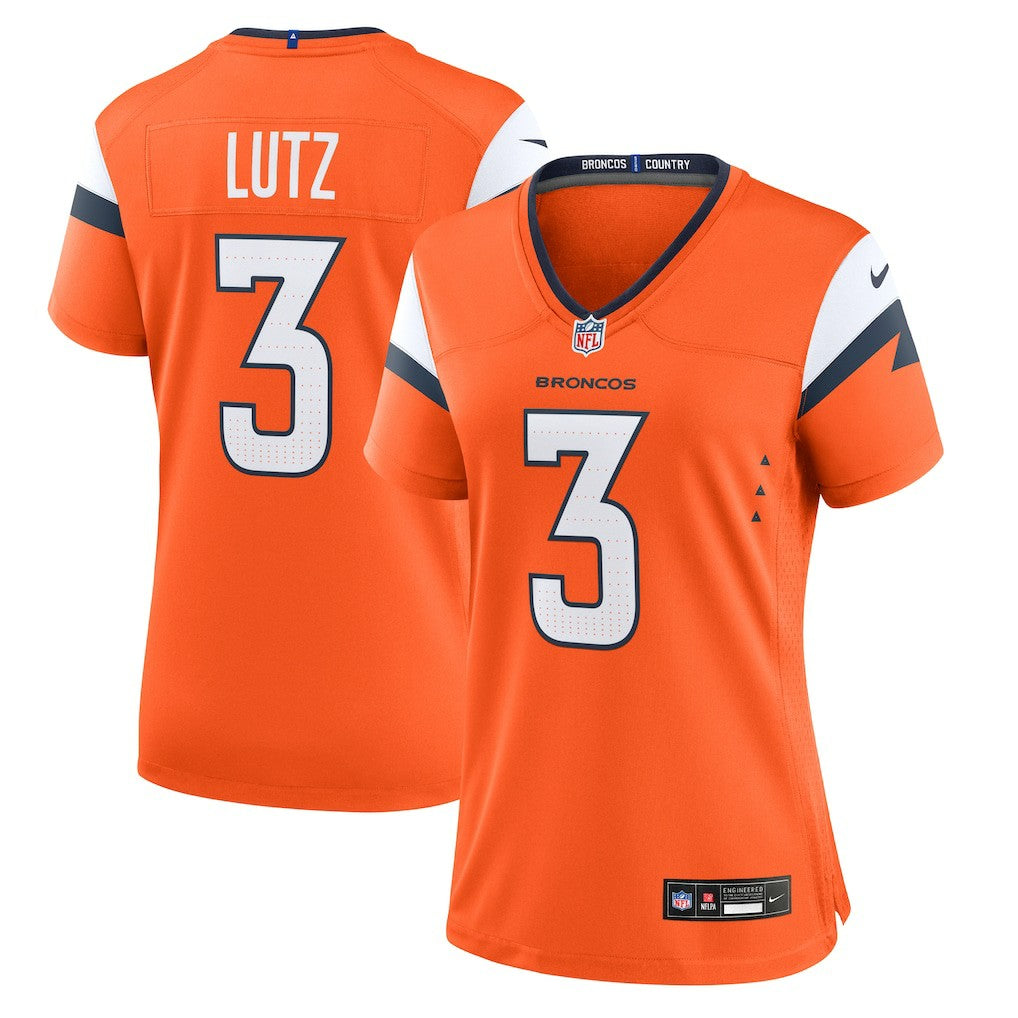 Wil Lutz  Women's Team Game Jersey - Denver Broncos