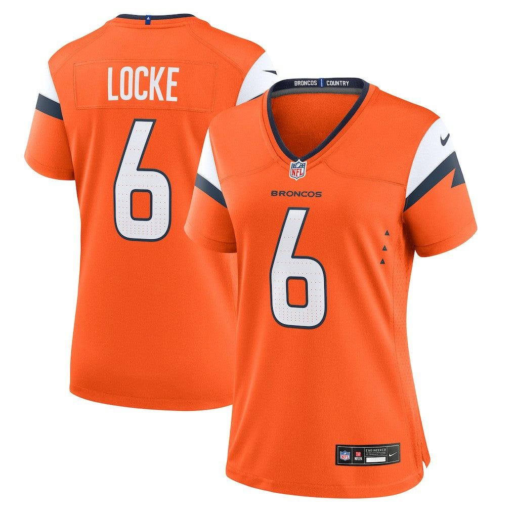 P.J. Locke  Women's Team Game Jersey - Denver Broncos