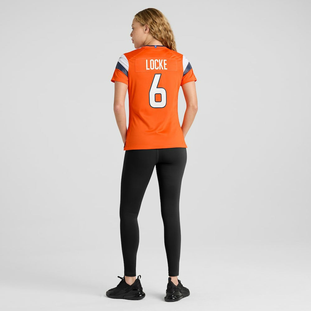 P.J. Locke  Women's Team Game Jersey - Denver Broncos