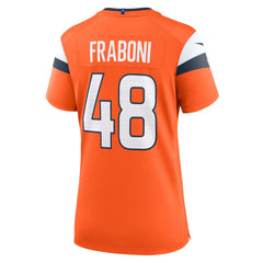 Mitchell Fraboni  Women's Team Game Jersey - Denver Broncos