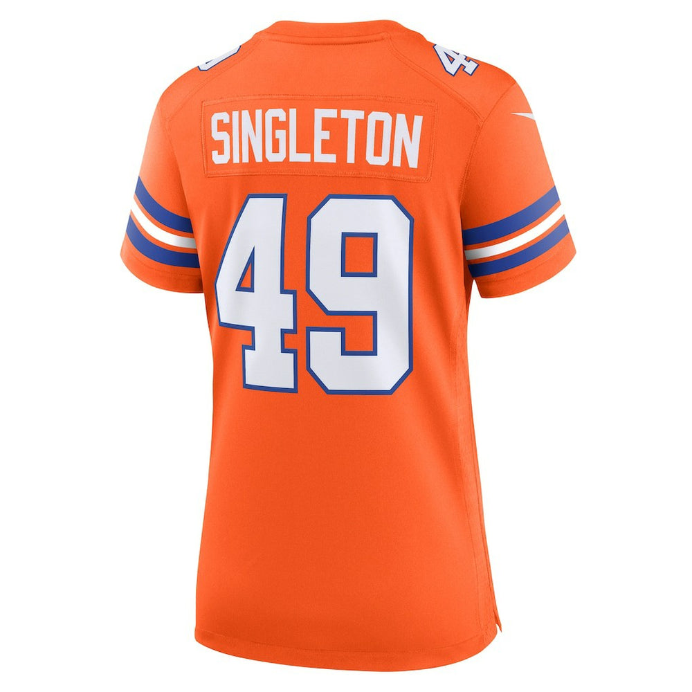 Alex Singleton  Women's Alternate Game Jersey - Denver Broncos