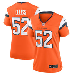 Jonah Elliss  Women's Team Game Jersey - Denver Broncos
