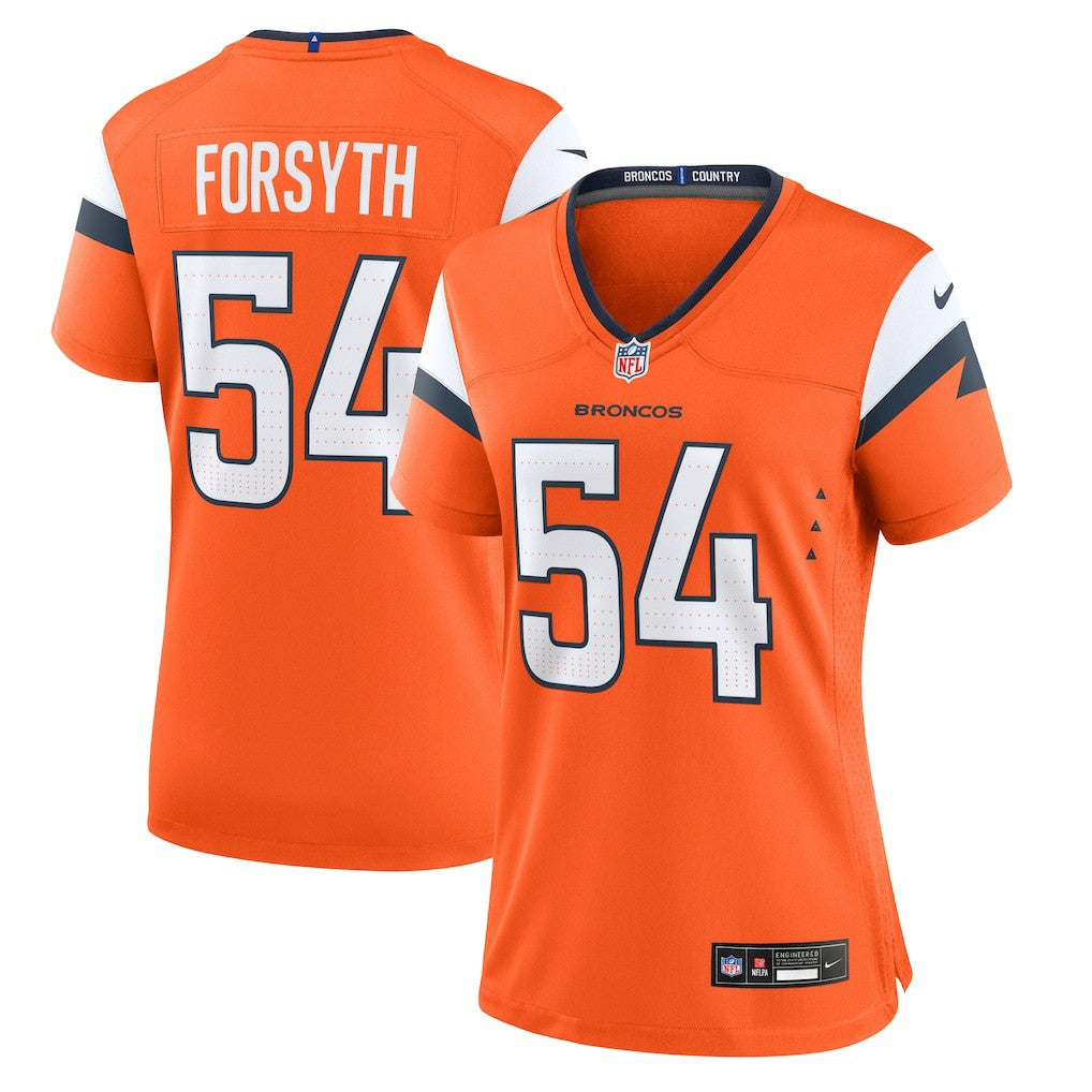 Alex Forsyth  Women's Team Game Jersey - Denver Broncos