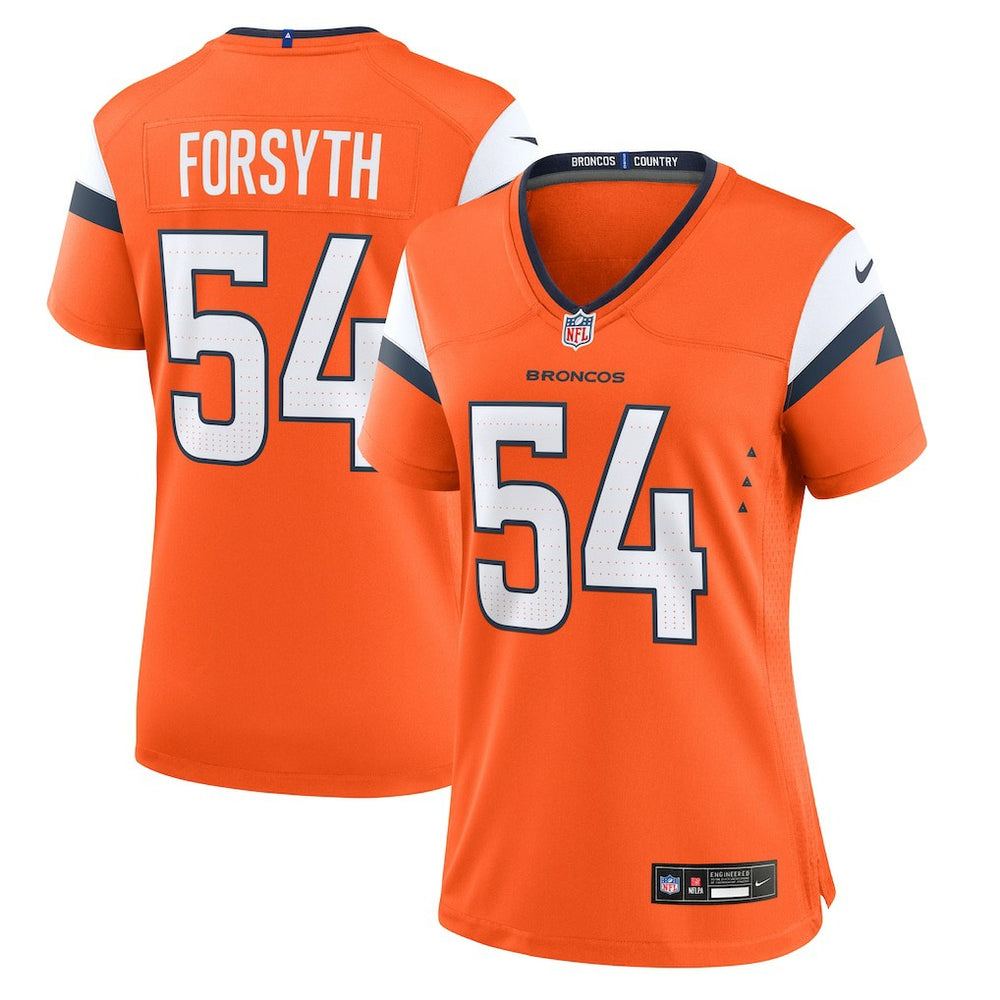Alex Forsyth  Women's Team Game Jersey - Denver Broncos