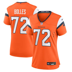 Garett Bolles  Women's Team Game Jersey - Denver Broncos