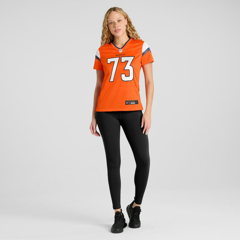 Frank Crum  Women's Team Game Jersey - Denver Broncos