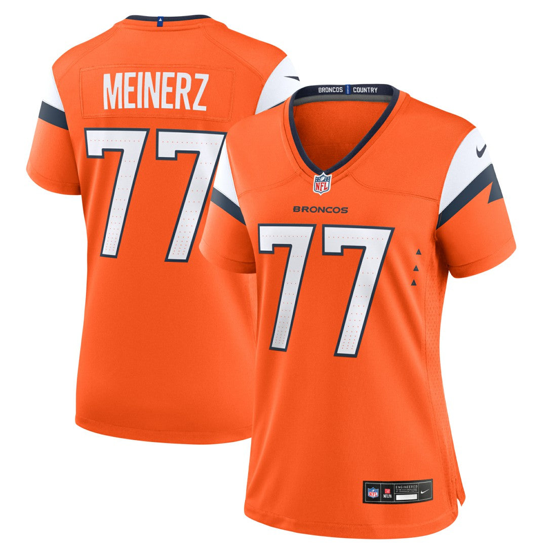 Quinn Meinerz  Women's Team Game Jersey - Denver Broncos