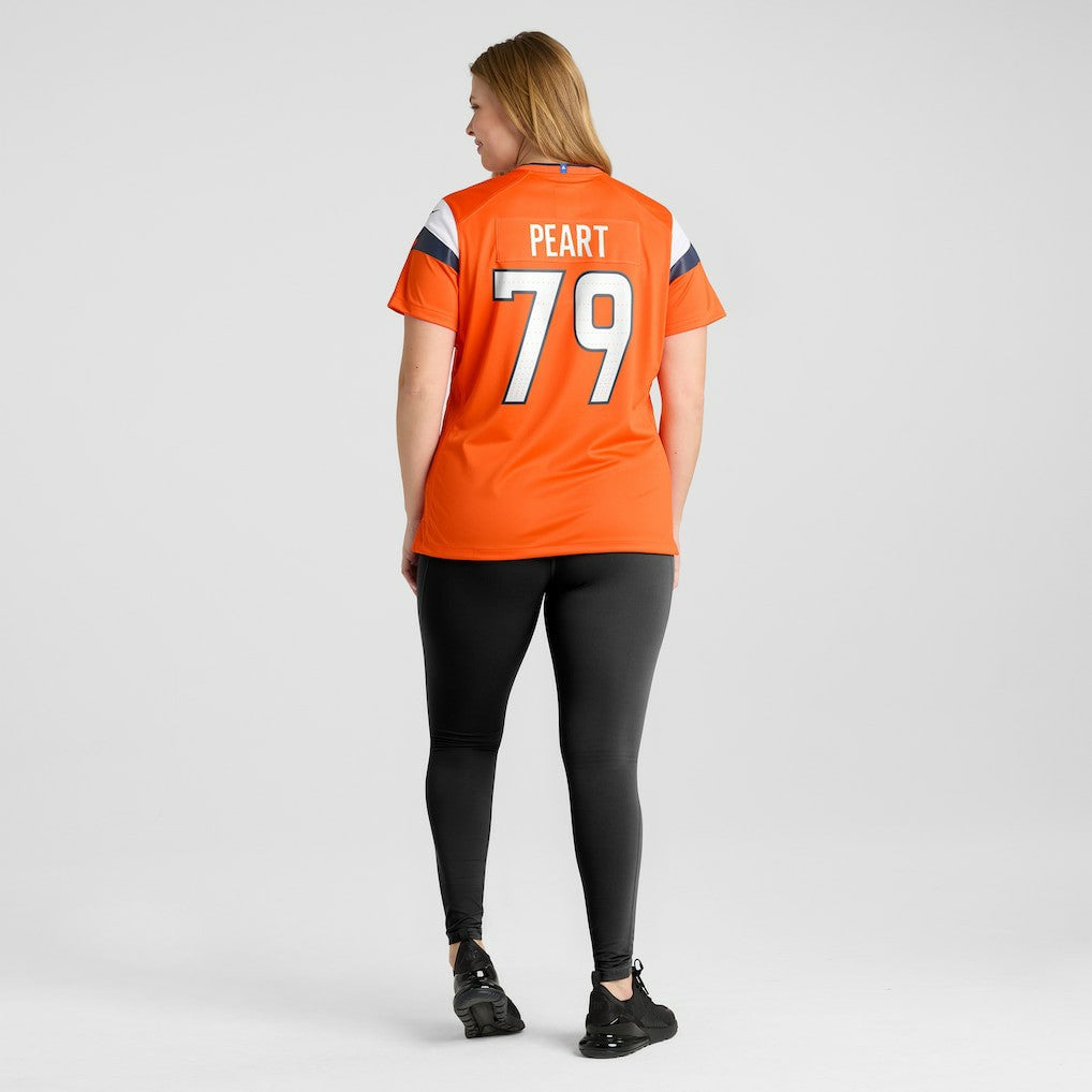 Matt Peart  Women's Team Game Jersey - Denver Broncos