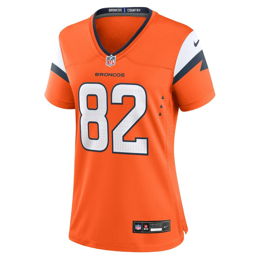 Adam Trautman  Women's Team Game Jersey - Denver Broncos