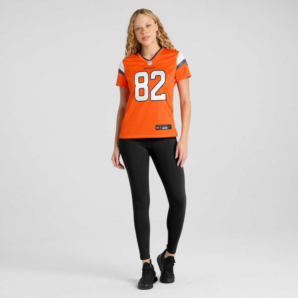 Adam Trautman  Women's Team Game Jersey - Denver Broncos